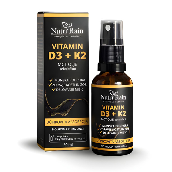 Vitamin D3 + K2 - Nutri Rain